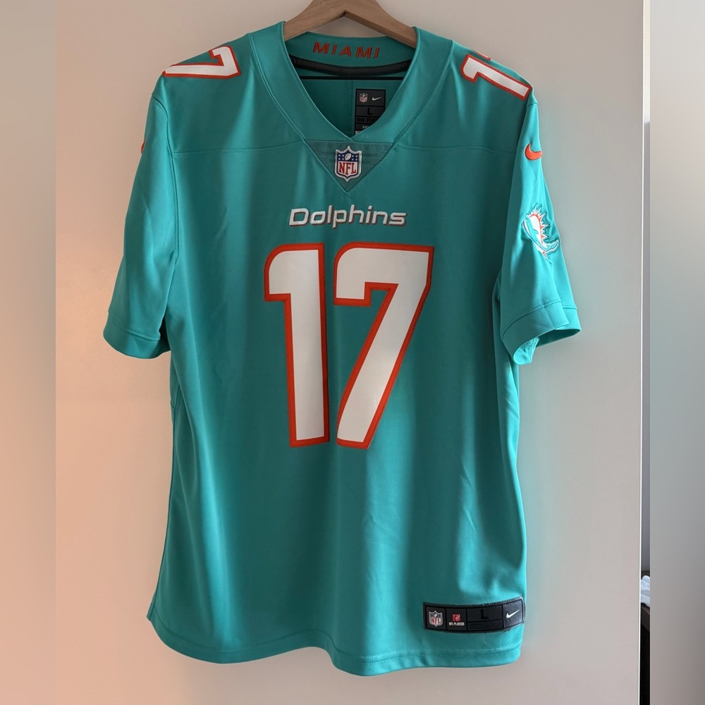 Miami Dolphins Teal and Orange Jersey